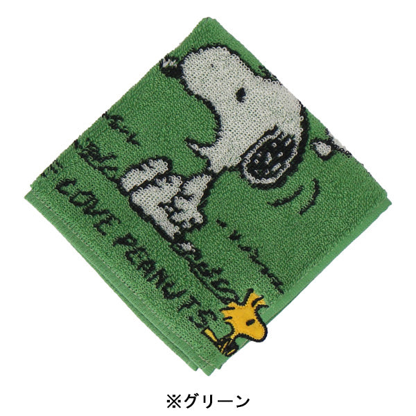 スヌーピー タオルハンカチ （スヌーピー&ウッドストック）