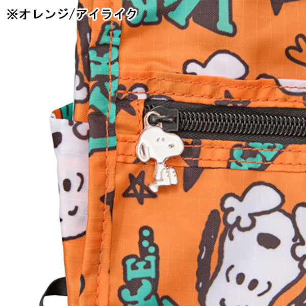 スヌーピー 折りたたみボストンバッグ（L）