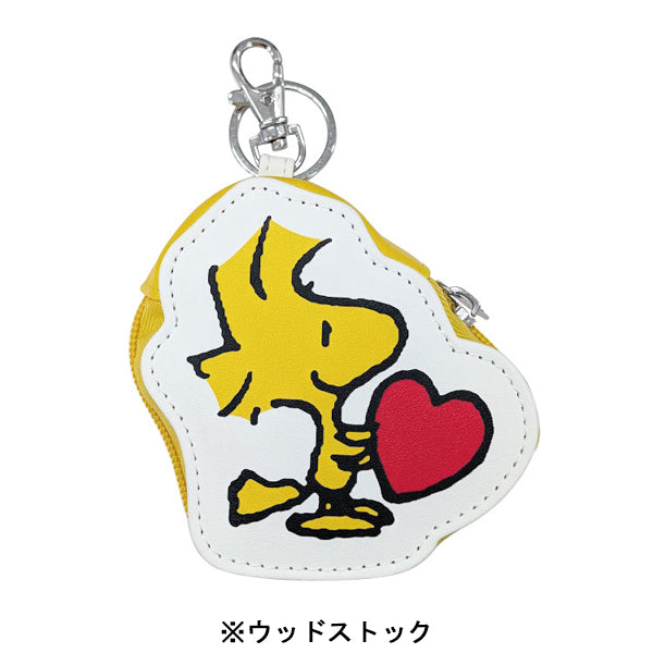 スヌーピー ダイカットコインケースキーホルダー