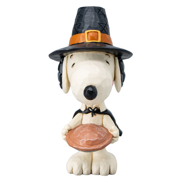 PEANUTS JIM SHORE ミニフィギュア　Snoopy with Pumpkin Pie