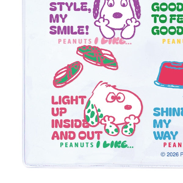 スヌーピー ジッパーケース (PEANUTS I LIKE…/Siblings)