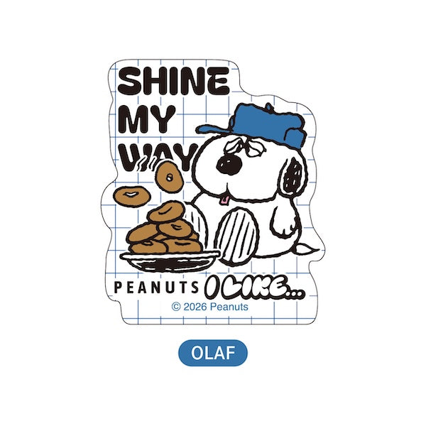 スヌーピー スッテカー3枚セット (PEANUTS I LIKE…/Siblings)