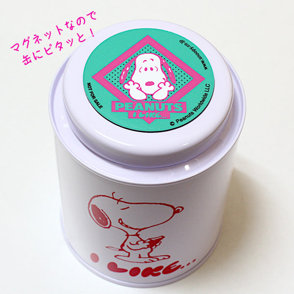スヌーピー SNOOTEA （スヌーティー）ピーチティー PEANUTS I LIKEデザイン缶