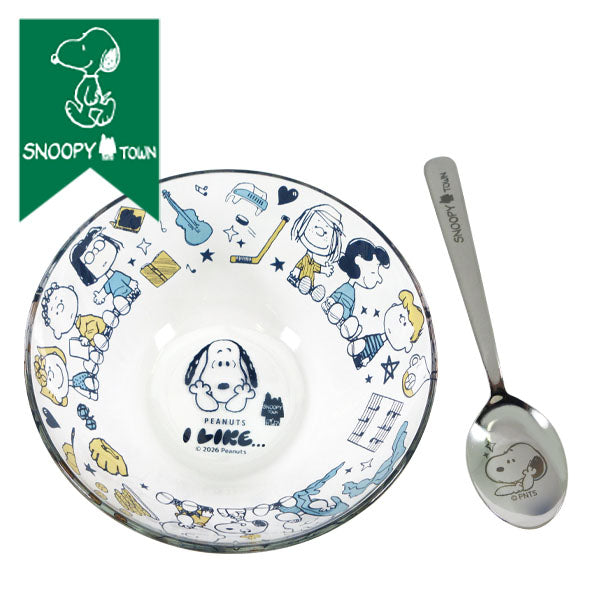 販路限定 スヌーピー デザートボウル＆スプーンセット (PEANUTS I LIKE…)