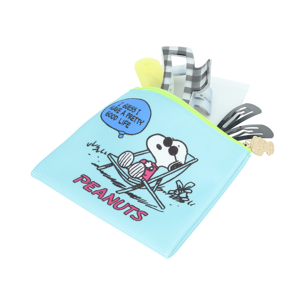 スヌーピー フラットニットポーチ (PEANUTS Petit collection 5)